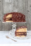 Bananlagkage med chokoladeganache og kakaosmørcreme&nbsp;2